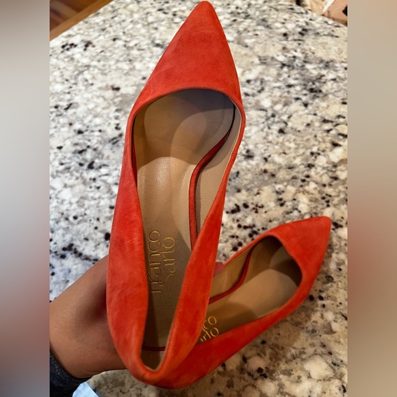 Franco Sarto Coral Suede Pump Pointed Toe 2” Heel Global Size 7 - Picture 7 of 8